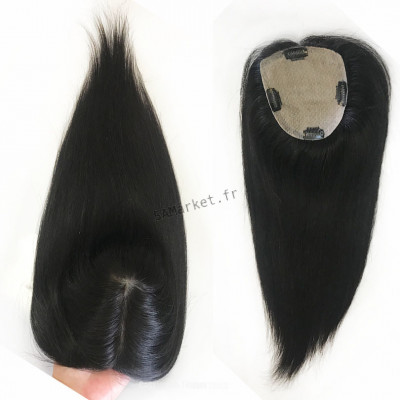 Postiche - Perruque de haute qualité - cheveux naturels Asie9