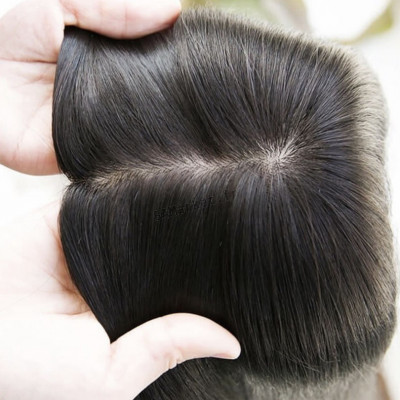 Postiche - Perruque de haute qualité - cheveux naturels Asie15