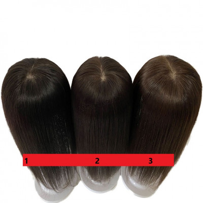 Postiche - Perruque de haute qualité - cheveux naturels Asie10