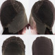 Perruque pour femme cheveux longs look réel et naturels bruns foncés 13