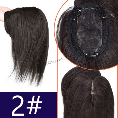 Cheveux synthétiques extensions pour femmes postiche dentelle brune blonde châtain 30cm12