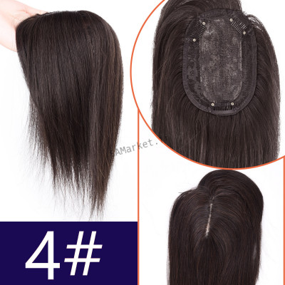 Cheveux synthétiques extensions pour femmes postiche dentelle brune blonde châtain 30cm11