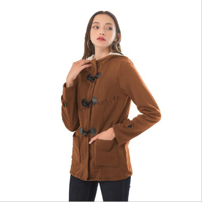 Manteau Femme Mode Avec Capuche Automne 8 Couleurs Taille S-5XL16