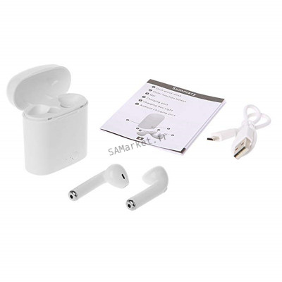 Écouteurs Casque Sans Fil Bluetooth M TWS i7S Bluetooth 5.0 Avec Boite Recharge Portable Compatible Tout Téléphone9