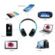 Écouteurs Bluetooth Avec Fonction MP3 Radio FM Téléphone Tablette Iphone Samsung Huawei Casque Audio Stéréo32