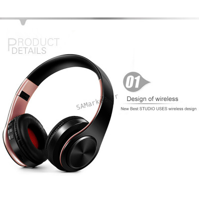 Écouteurs Bluetooth Avec Fonction MP3 Radio FM Téléphone Tablette Iphone Samsung Huawei Casque Audio Stéréo13
