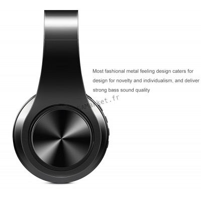 Écouteurs Bluetooth Avec Fonction MP3 Radio FM Téléphone Tablette Iphone Samsung Huawei Casque Audio Stéréo16
