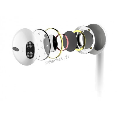 Écouteurs filaires intra-auriculaires Jack 3.5mm pour téléphone portable PC Gaming Sans Contrôle du Volume5