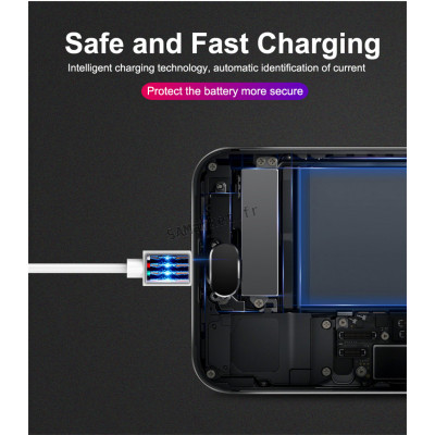 Câble Chargeur Micro USB 5A Compatible Android Tout Téléphone Micro USB7