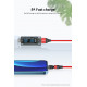 Chargeur Magnétique Câble iOS Micro USB Type C Recharge Rapide Tête Rotative16