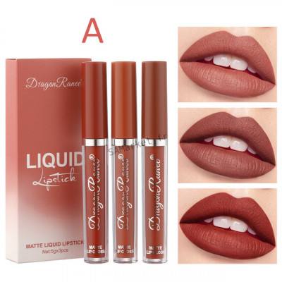 Paquet de 6 Rouge à Lèvres Longue durée Lipstick Liquide Ultra Mat Velours Brillant13
