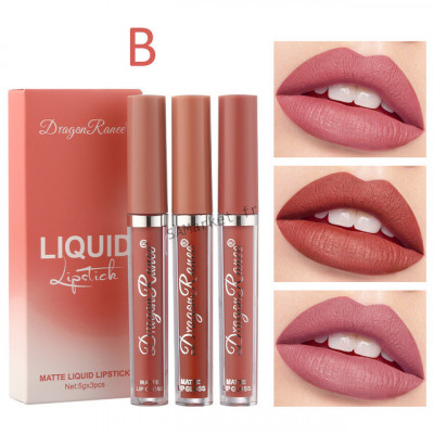 Paquet de 6 Rouge à Lèvres Longue durée Lipstick Liquide Ultra Mat Velours Brillant14