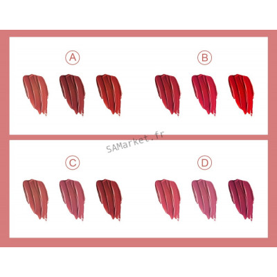 Kit de trois 3 Rouges à Lèvres Mat Velours6