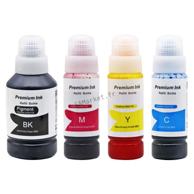 Recharge d'encre Dye Ink  Imprimante Epson EcoTank L6170 L6160 L6190 L4150 L4160 L3150 L3110 ET-XXXX2