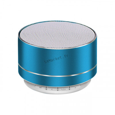 Mini Haut-parleur Portable Puissant Bluetooth En Acier Lecteur Avec Lecteur Carte TF4