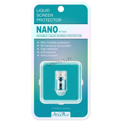 Nano Liquide Protecteur d'Écran Liquide Invisible et Universel 2.5ml Téléphone Tablette SmartWatch2