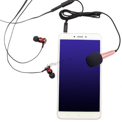 Mini Microphone Filaire de Studio Stéréo Jack 3.5mm Compatibilité Universelle Ordinateur Portable Fixe et Smartphone7