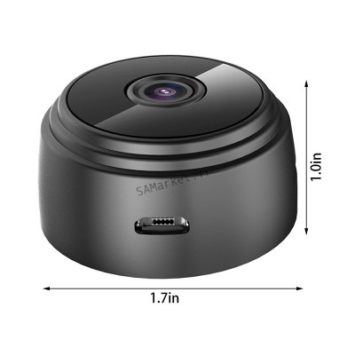Mini Caméra Espion Surveillance Magnétique Wifi Détection Alarme Vision Nocturne7