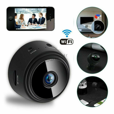 Mini Caméra Espion Surveillance Magnétique Wifi Détection Alarme Vision Nocturne2