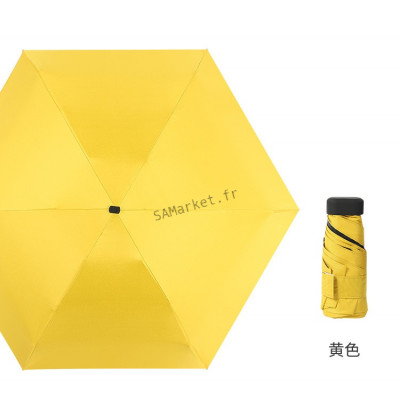 Mini Parapluie De Poche 88cm Durable Léger Et Résistant Au Vent Parasol De Protection Solaire 6 Couleurs3