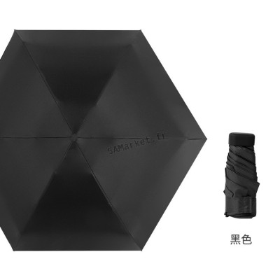 Mini Parapluie De Poche 88cm Durable Léger Et Résistant Au Vent Parasol De Protection Solaire 6 Couleurs5