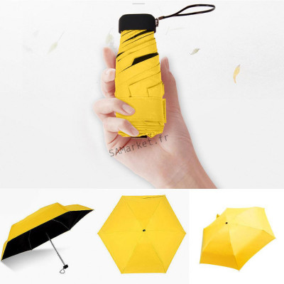 Mini Parapluie De Poche 88cm Durable Léger Et Résistant Au Vent Parasol De Protection Solaire 6 Couleurs2
