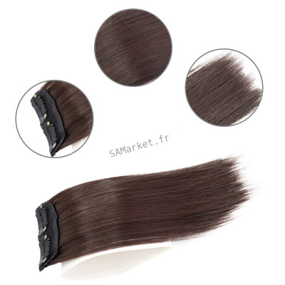 Extensions de cheveux Avec Clip invisibles pour cheveux clairsemés 20cm - 30cm4