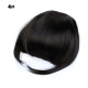 Frange courte droite Extension de cheveux naturels synthétiques avec Clip41
