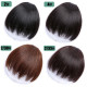 Frange courte droite Extension de cheveux naturels synthétiques avec Clip39