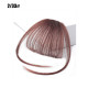 Frange courte droite Extension de cheveux naturels synthétiques avec Clip38