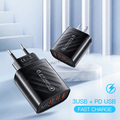 Chargeur USB 48W Charge rapide 4 port Multiprise Smartphones Samsung Xiaomi Huawei3