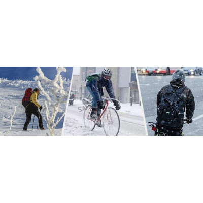 Gants antidérapants tactile Smartphone Unisex Coupe Vent hiver polaire chauds de cyclisme4