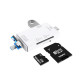 Adaptateur USB Lecteur carte mémoire compatible android pc mac smartphone OTG multifonction22