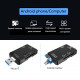 Adaptateur USB Lecteur carte mémoire compatible android pc mac smartphone OTG multifonction27
