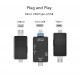 Adaptateur USB Lecteur carte mémoire compatible android pc mac smartphone OTG multifonction18