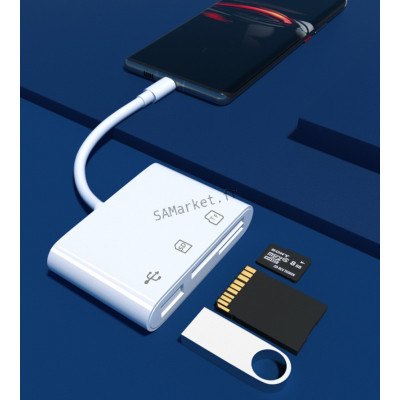 Adaptateur de Type C TF CF SD lecteur de carte mémoire graveur Compact Flash USB-C USB Type-C4