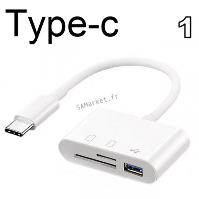 Adaptateur de Type C TF CF SD lecteur de carte mémoire graveur Compact Flash USB-C USB Type-C10