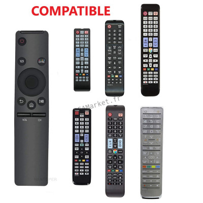 Télécommande SmartTV Compatible Samsung 4K HD5