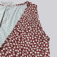 Robe d'été légère motif petit pois blanc pour femmes avec col en V sans manches mode 202322