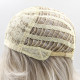 Perruque courte femme blond blonde look authentique et naturel avec frange cheveux synthétiques résiste à la chaleur16