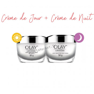Crème de Jour et de Nuit OLAY Luminous Light Perfecting Day Cream 2x50g2