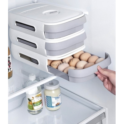Boîte à œufs empilable avec tiroir idéal pour ranger entre 18 et 20 œufs selon leurs tailles4
