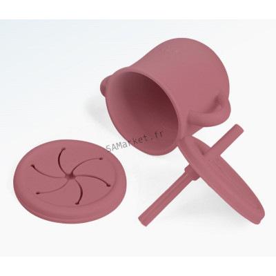 Set pour bébé en silicone sans BPA incassable antidérapant avec assiette et bol mug cup bavoir cuillère et fourchette apte au lave-vaisselle micro-ondes et congélateur réfrigérateur7