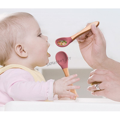 Set pour bébé en silicone sans BPA incassable antidérapant avec assiette et bol mug cup bavoir cuillère et fourchette apte au lave-vaisselle micro-ondes et congélateur réfrigérateur9