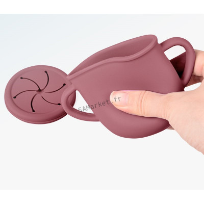 Set pour bébé en silicone sans BPA incassable antidérapant avec assiette et bol mug cup bavoir cuillère et fourchette apte au lave-vaisselle micro-ondes et congélateur réfrigérateur5
