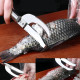 Couteau 23cm avec râpe pour nettoyage du poisson et des écailles de poisson11