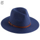 Chapeaux de paille naturelle tissé ceinture faux cuir idéal pour la plage et les journée d'été multiple couleurs unisex34