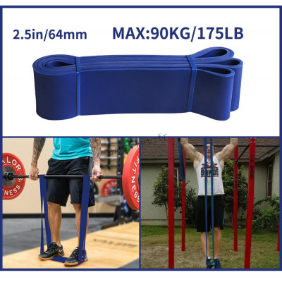 Bande élastique de résistance exercices de musculation fitness 15kg à 75kg10