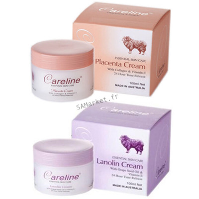 Crème Anti-âge Lanoline, Collagène, Vitamine-E, Placenta, Huile de pépin de raisin - 100ML - Australie2