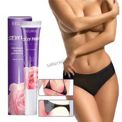 Crème blanchissante pour les lèvres et les parties intimes pour femme soins pour la peau partie privée rose3